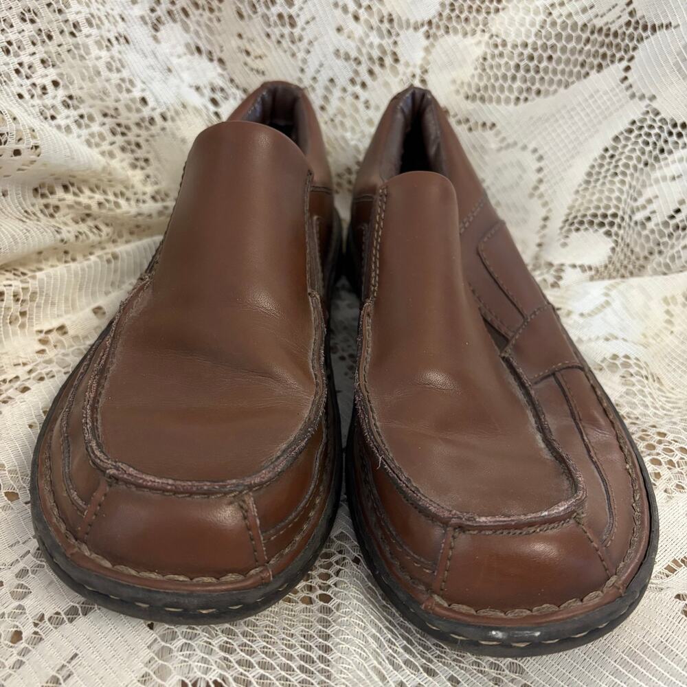 Streetcars Carrera Men's US 12 M Brown Leather Slip On Loafers Shoes